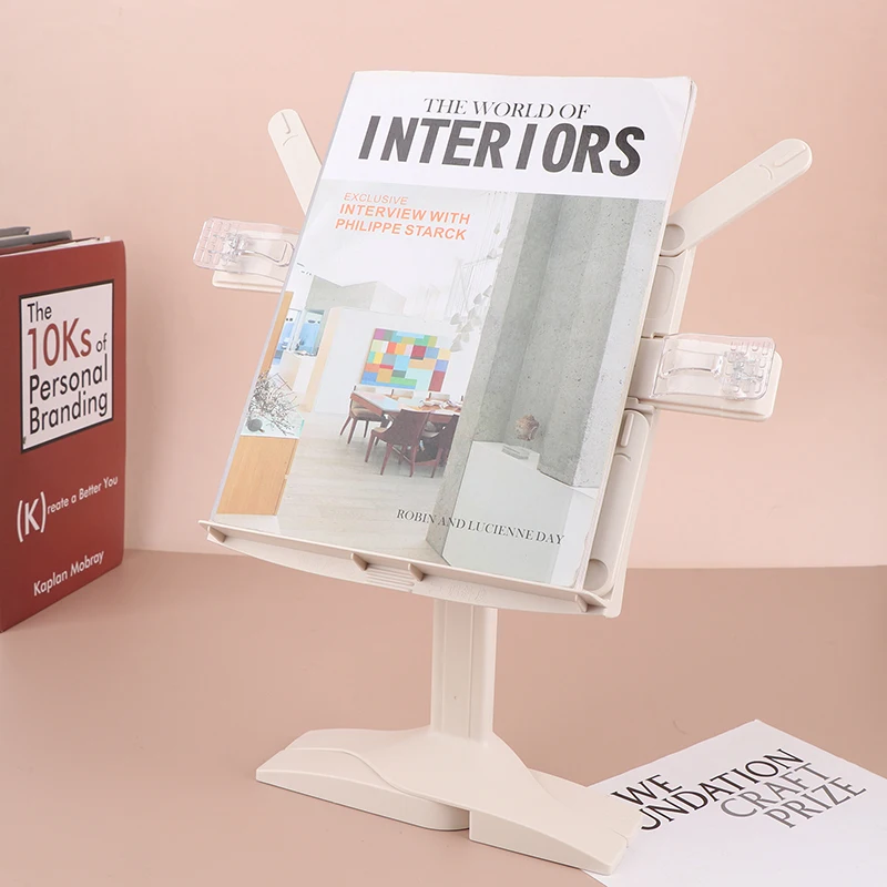 Adjustable Reading Bookshelf Lifting Landing Reading Portable Book Support Multifunctional Document Shelf For Home