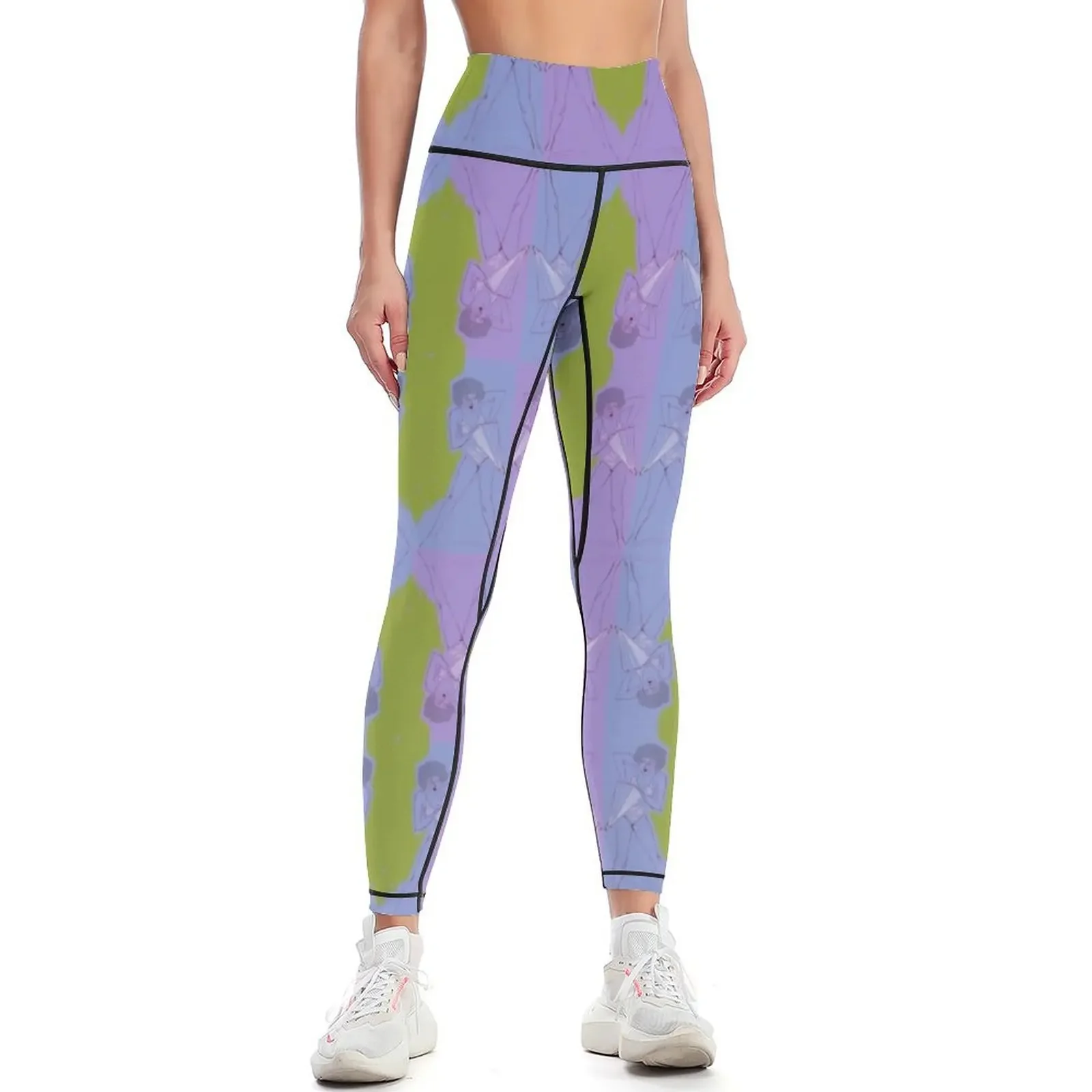 Opening Her Umbrella Leggings gym's sportswear exercise clothing for gym clothing sporty woman gym Womens Leggings