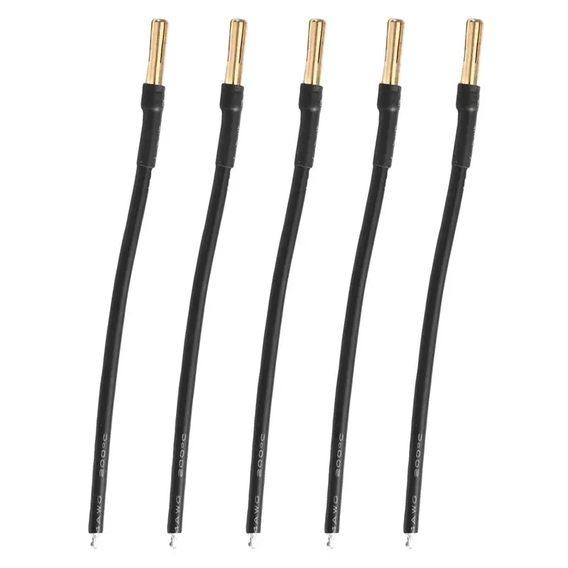B23B For RC Car Boat Drone Compatible 5PCS 14AWG Silicone Wire With 4.0Mm Banana Plug Male Connector ESC Motor Extension Cable