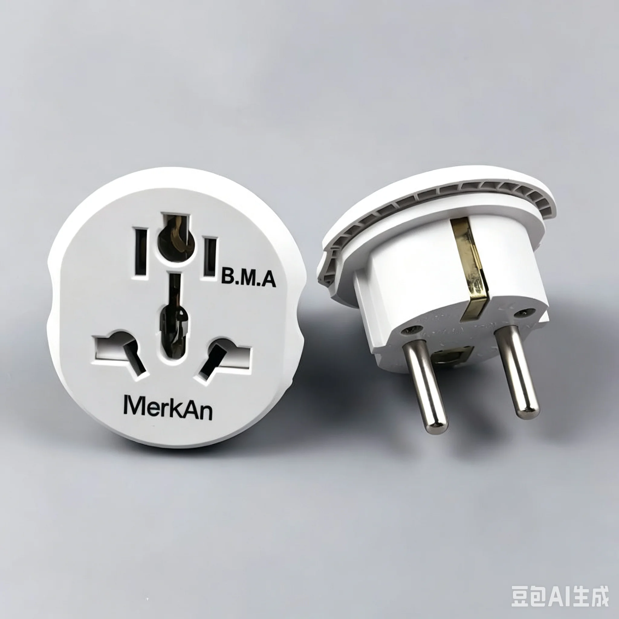 Universal Travel Adapter Converter 16A 250V Korea EU Plug 2 Round Socket High Quality Wall Socket for AU US UK KR CN to EU