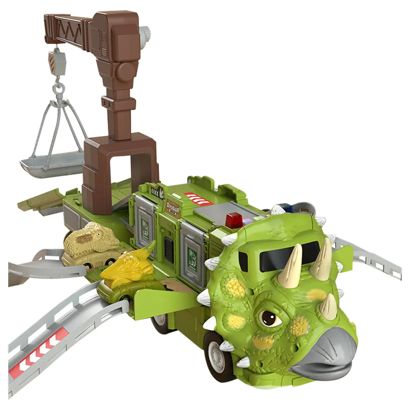 

Dinosaur Model Car Toy Set - Kids Truck Transporter with Dino Figures, Boys' Play Vehicle, Rich Role-Play Experience