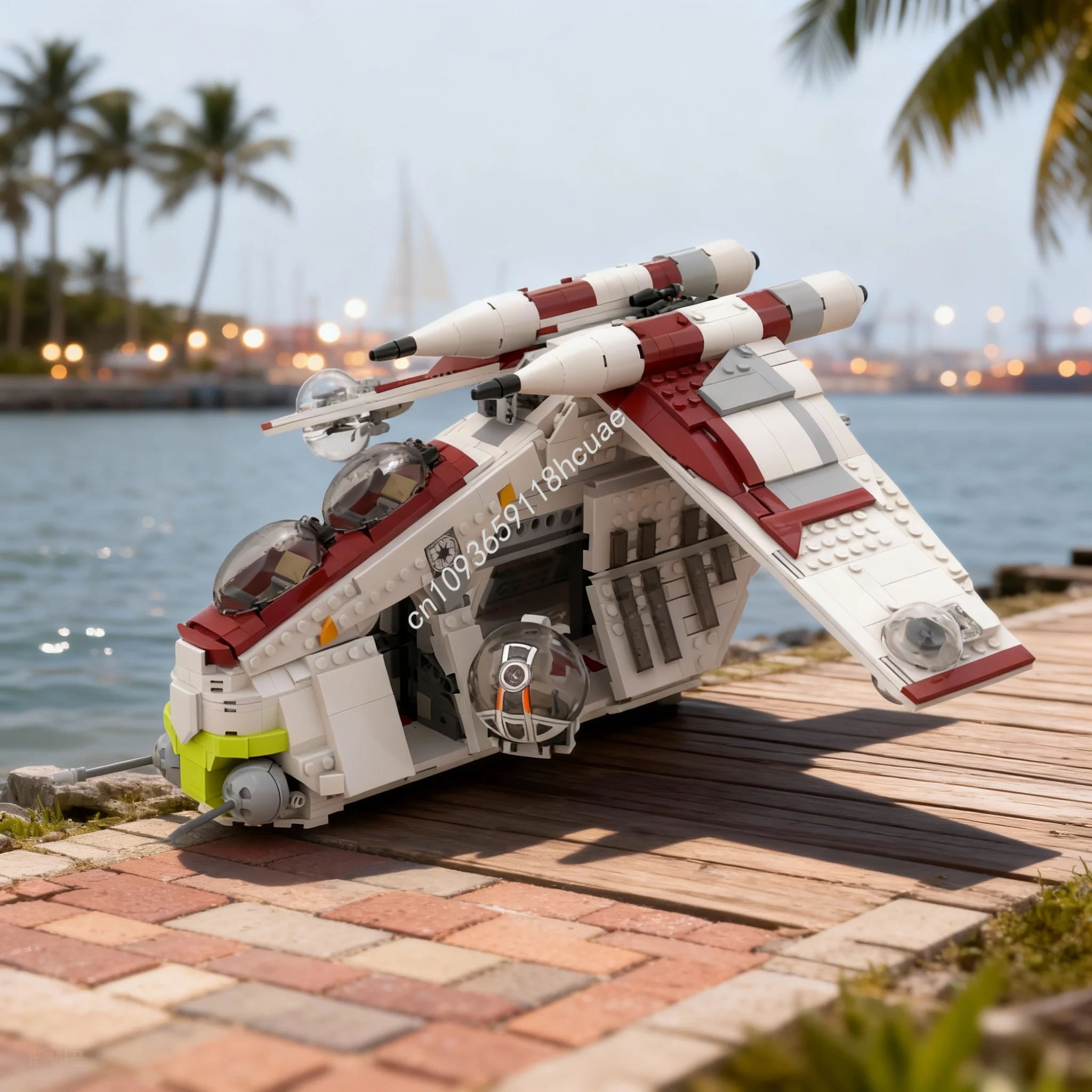 

1386pcs MOC Star Battle Republic Gunship LAAT Model Building Blocks Construction Toy Christmas Gift Idea Brick Birthday