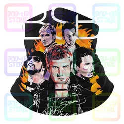 Backstreet Boys Members Signatures Us Supplier Microfiber Neck Gaiter Bandana Scarf Ski Headwear Summer Fishing