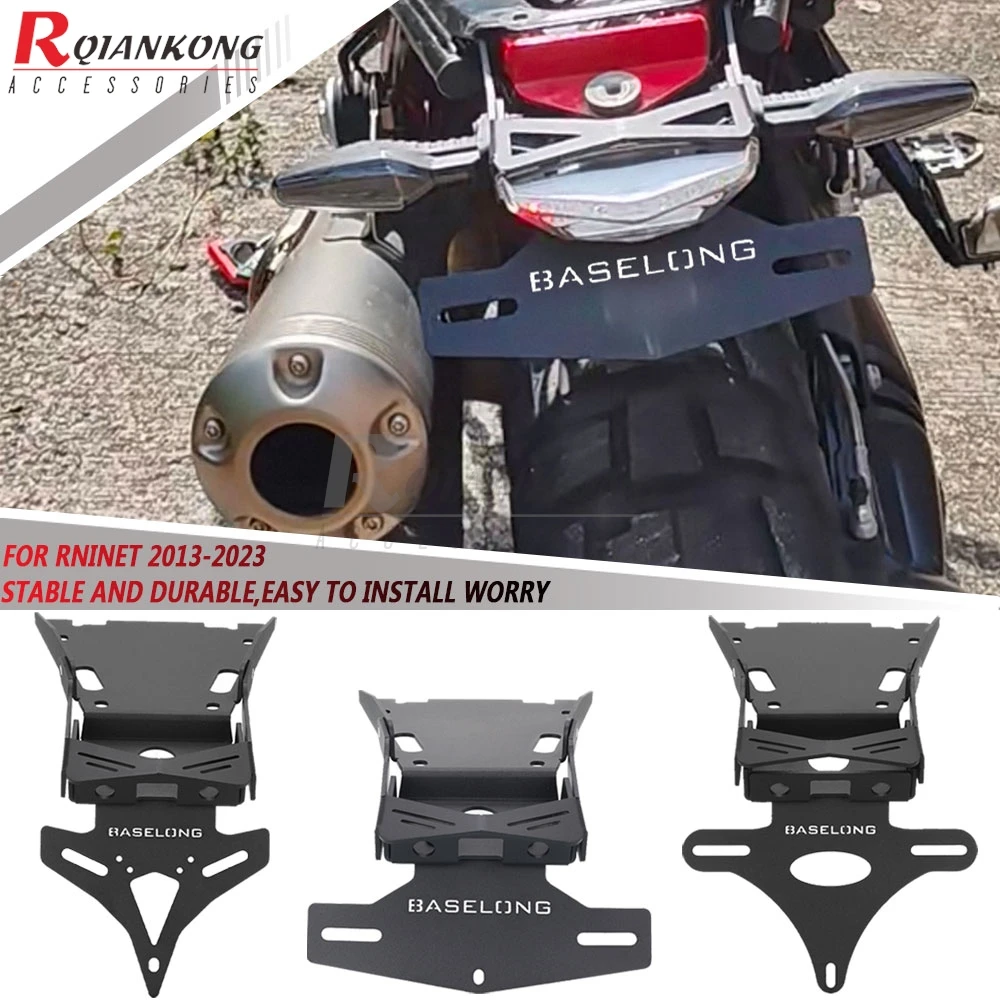 License Plate Holder Frame FOR BMW RNINET 2013-2023 R NineT NINE T 9T Racer Scramble Urban R9T Light LED Signal Lamp Kits Fender