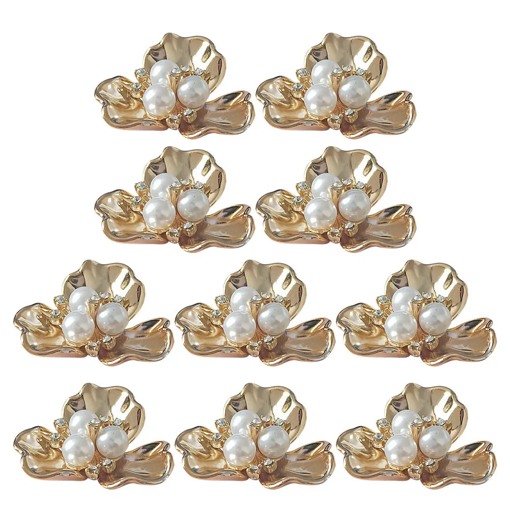 

10 шт., подвески для головного убора «сделай сам», заколки для волос из жемчуга и сплава, аксессуары, красивые нежные материалы ручной работы для девочек, женщин, подарок