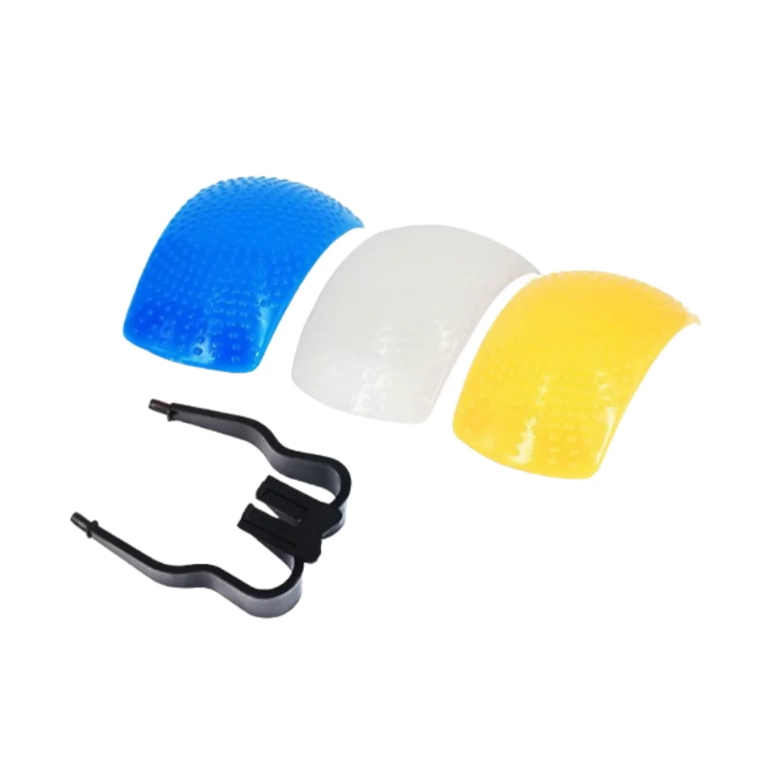 2set Dome Diffuser Cover Softbox Built in Flash Softener For DSLR Camera Soften Light Reduce Shadow Photographic Accessories