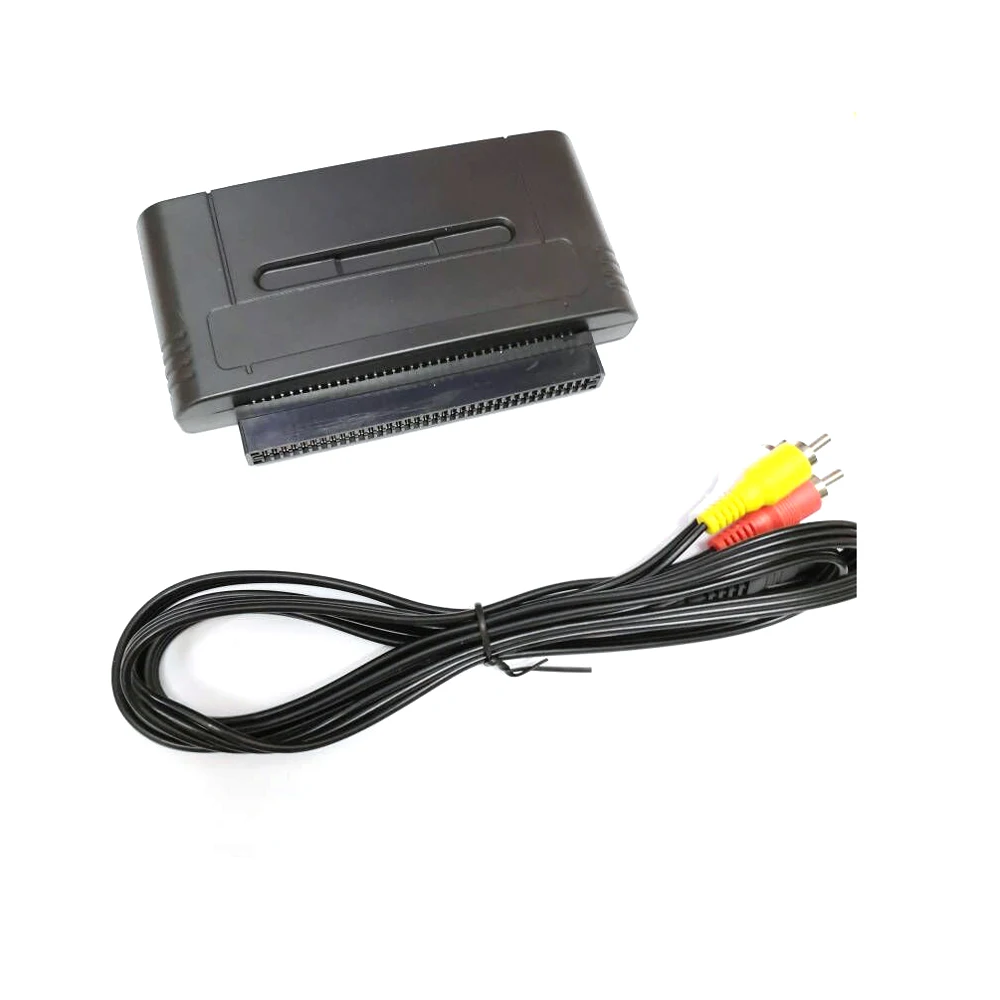 Adapter For N E S 72 PIN 8 bit game card to  for s n e s / s f c  16 bit  card card convertor