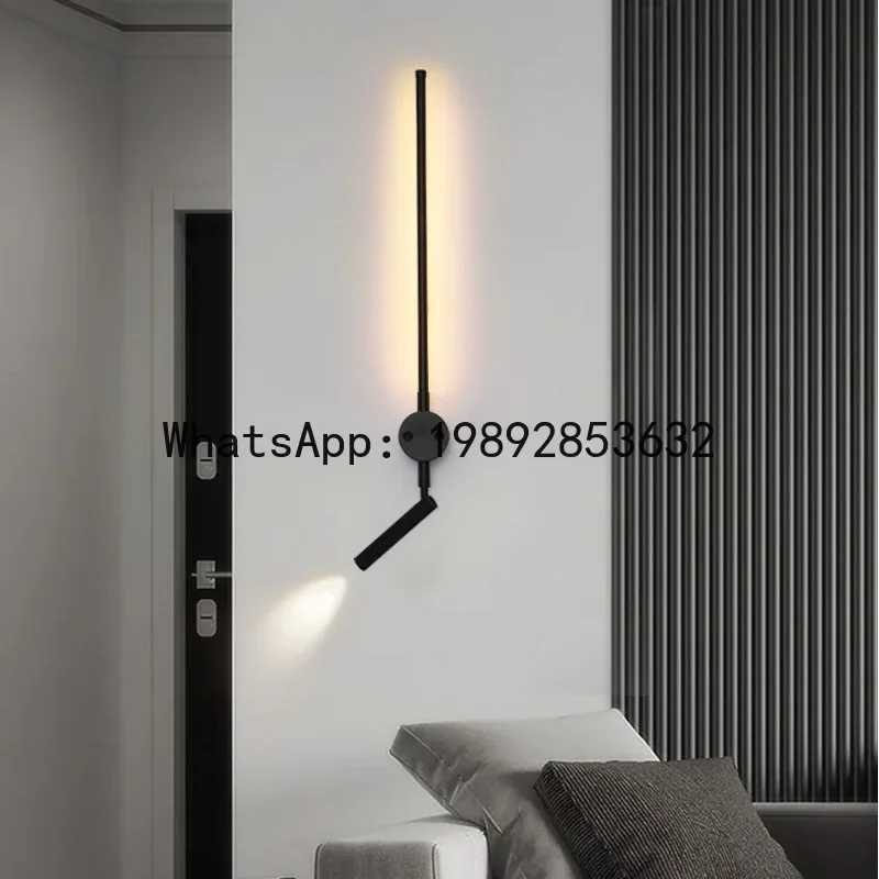 

line wall lamp bedroom bedside lamp long living room tv background wall aisle lamp