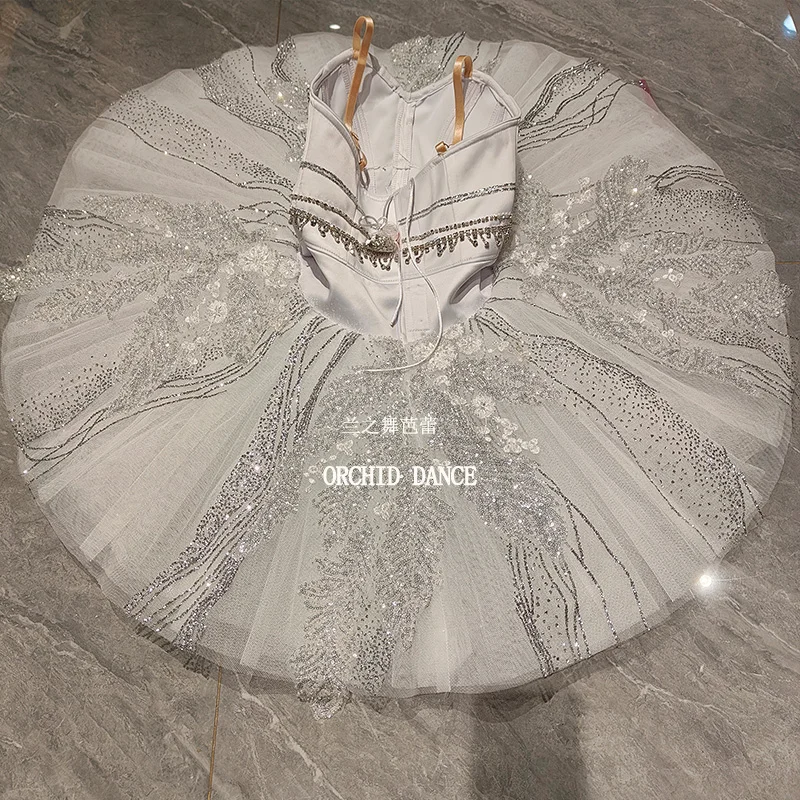 BT250677 taille personnalisée professionnelle couleur personnalisée enfants filles femmes adultes blanc Ballet Tutu Costumes