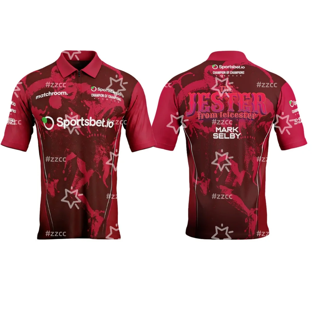 The Jester From Leicester - Camiseta oficial de snooker Mark Selby, camiseta esportiva de secagem rápida para homens, roupas infantis, camiseta Y2k feminina