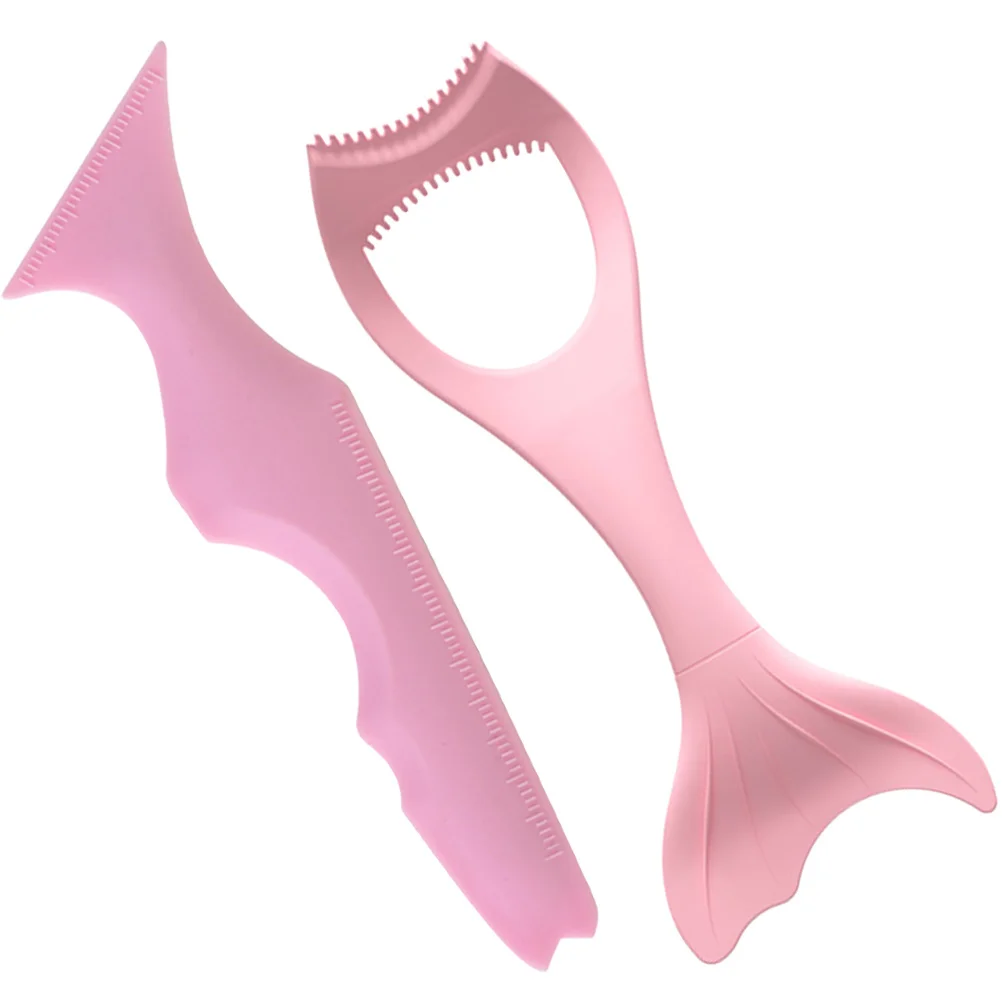 2 Stück weiches Silikon-Eyeliner-Führungswerkzeug, professionelles 3D-zartes Make-up-Assistent für Augenbrauen, Lidschatten, Lippenstift, Gesichtskunst