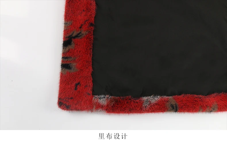 Nerazzurri Winter Stylish Elegant Long Multicolored Colorful Thick Warm Soft Fluffy Faux Fur Coat Women Luxury Designer Clothes