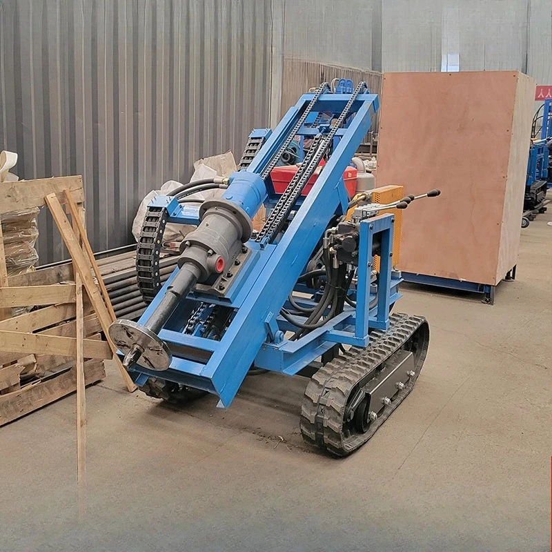 Factory Direct 2026 Small Photovoltaic Pile Driver Construction Engineering Crawler DTH Drilling Rig