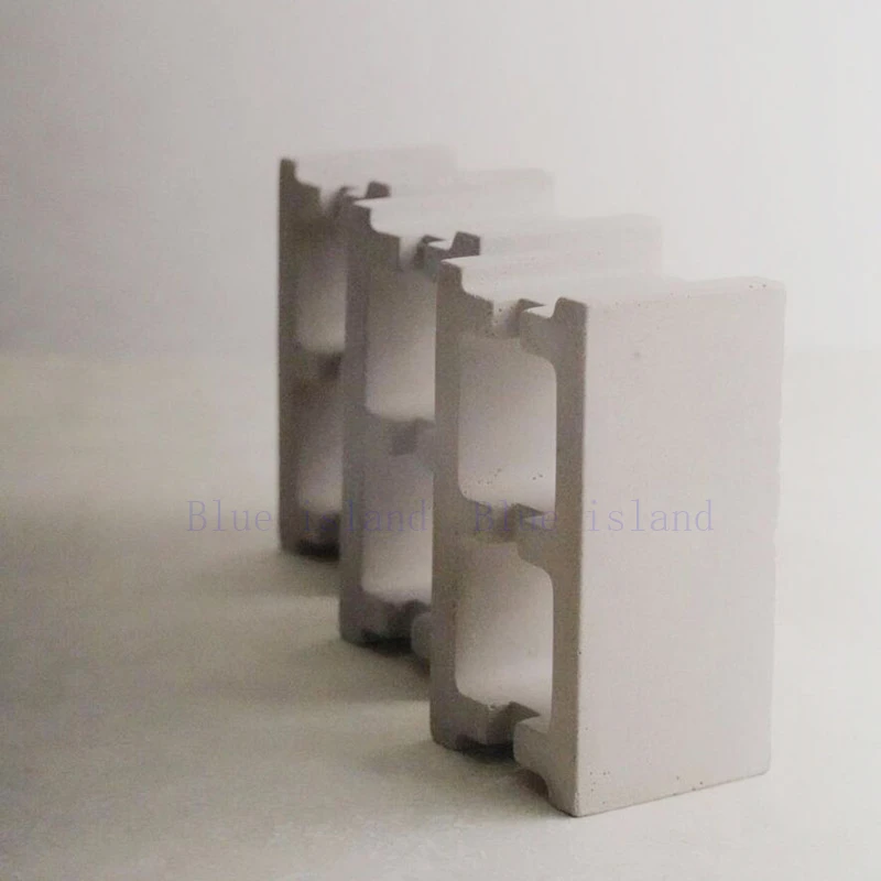 Concrete Silicone Mold DIY Mini Brick Tool Creative Business Card Holder Cement Plaster Jesmonite Mould Handmade Form