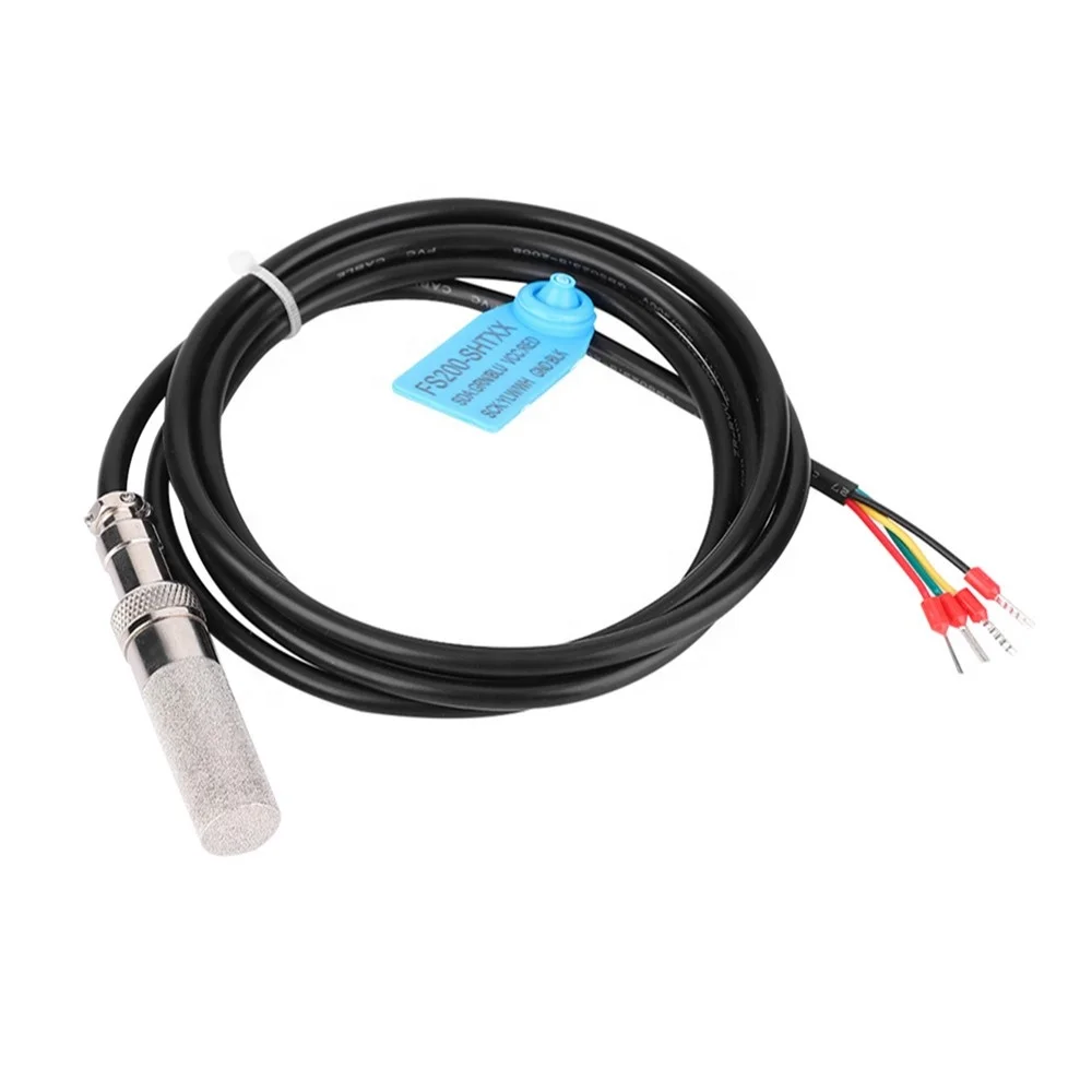 SHT3X Soil Digital Temperature And Humidity Sensor Probe Copper Sintered Flat Head  High Precision Low Consumption I2C SHT35