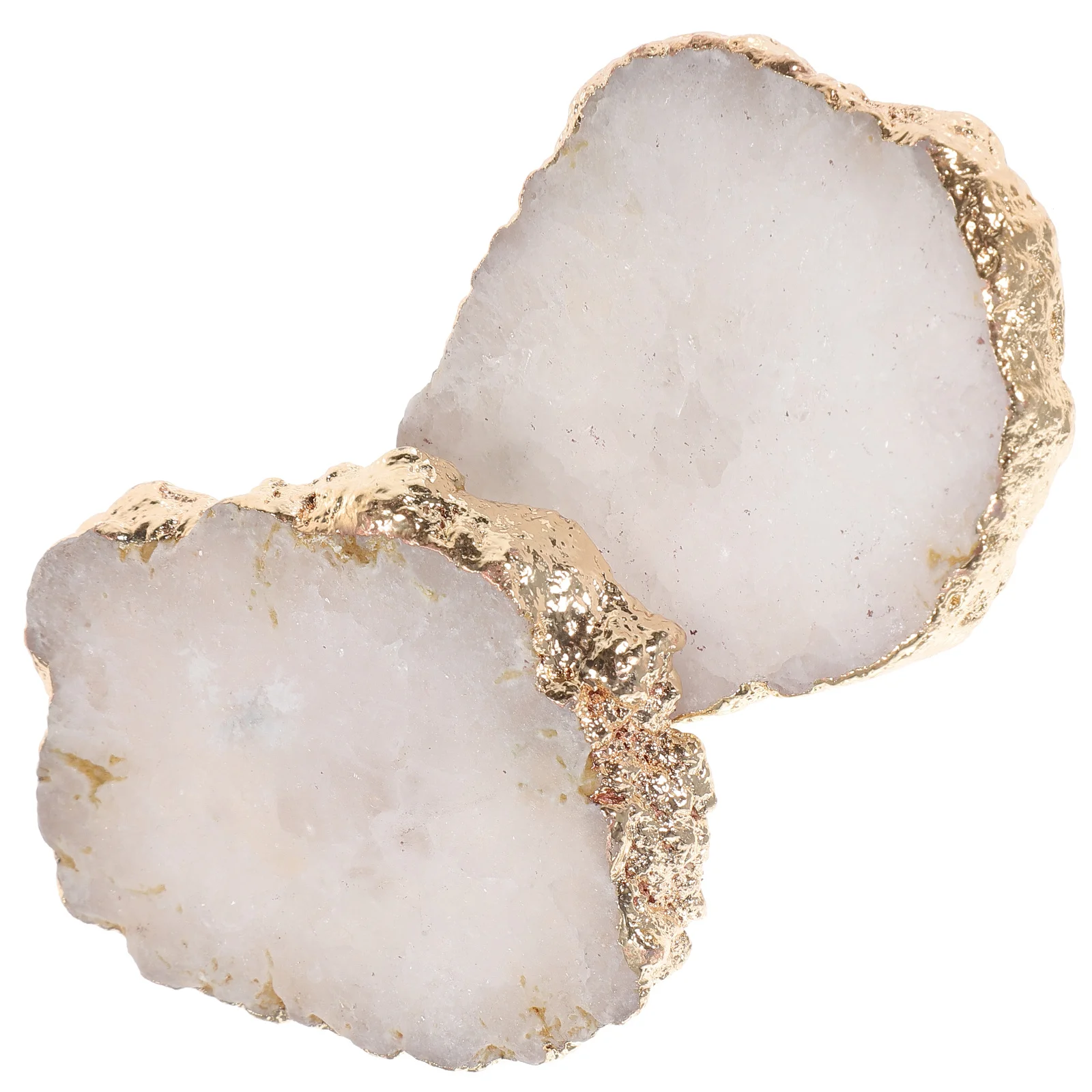 

2Pcs Crystal Cabinet Knobs Decorative Small Drawer Pulls Brass Handles for Wardrobe Dresser Cupboard Closet Furniture