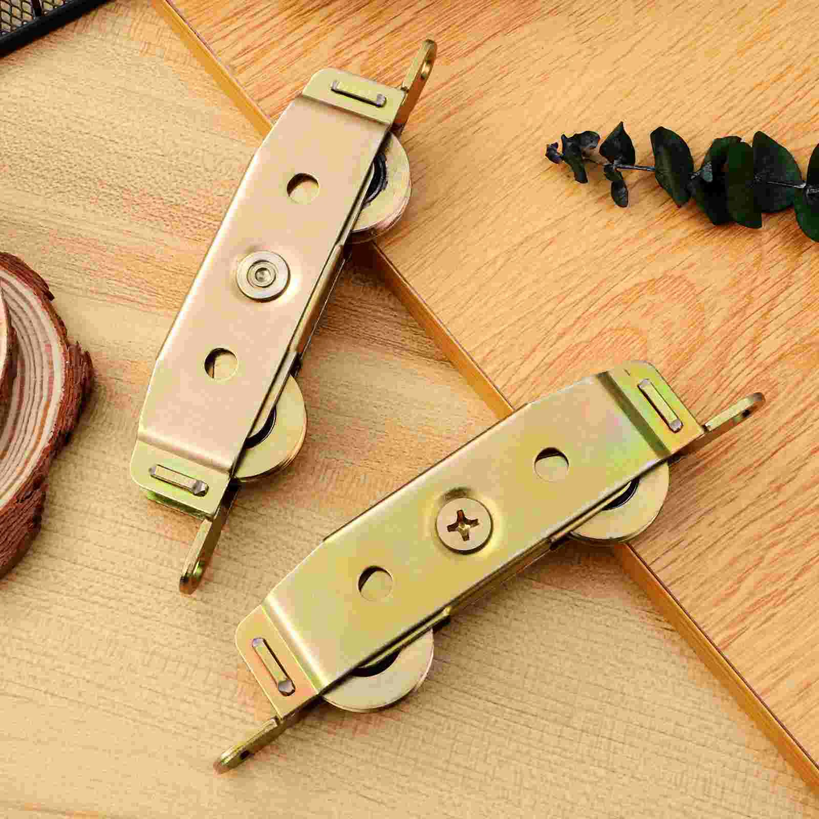 

2pcs Sliding Rollers Aluminium Alloy 1 1 4 Inch Quiet Load Bearing Sliding Door Hardware Window Pulley Door Wheel