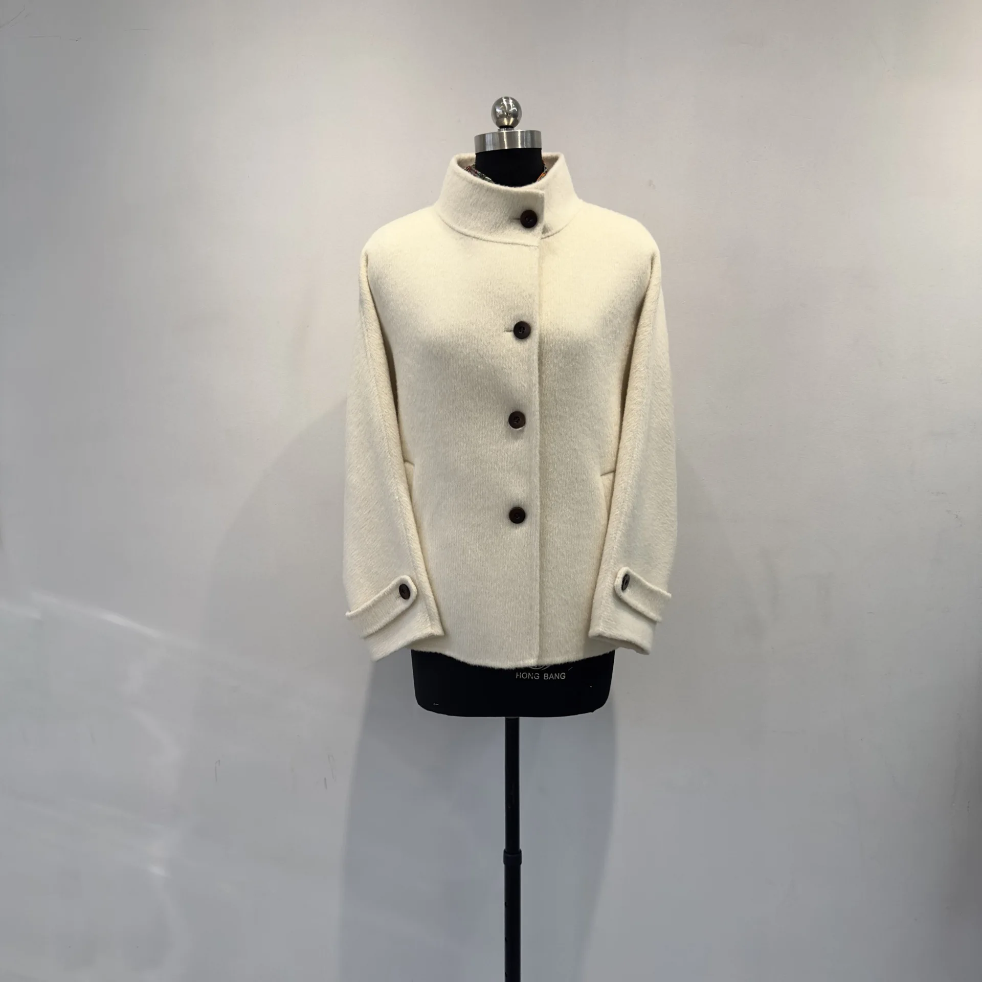Autumn and Winter Light Luxury Short Double-Sided Wool Blend Coat