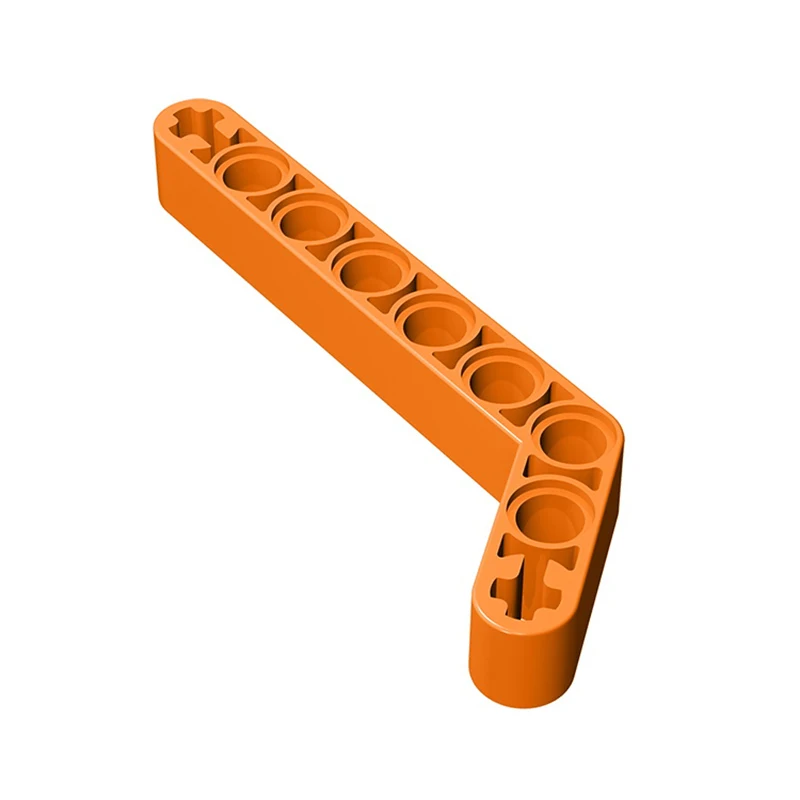 10PCS Gobricks Technical, Liftarm, Modified Bent Thick 1 x 9 (7 - 3) Compatible 32271 pieces of children\'s Assembles Blocks