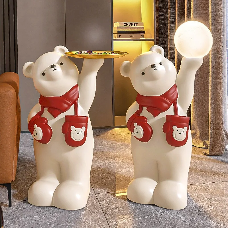 Niedlicher Bär, kreative Seite, paar Wohnzimmer, TV-Schrank, Sofa, Seite, Zuhause, weiche Dekoration, Aufbewahrungstablett, Couchtisch, Dekoration, Ornament