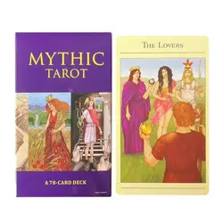 78Pcs Mythic Tarot Deck Party Board Deck Tarot Cards Mythic Beginners Fortunetelling Tarot Cards in Full English