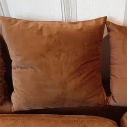 Dark Brown Velvet Cushion Cover Super-Soft Decorative 30x50cm Throw Pillow Cover for Living Room Sofa  Home Pillow Case 45x45cm