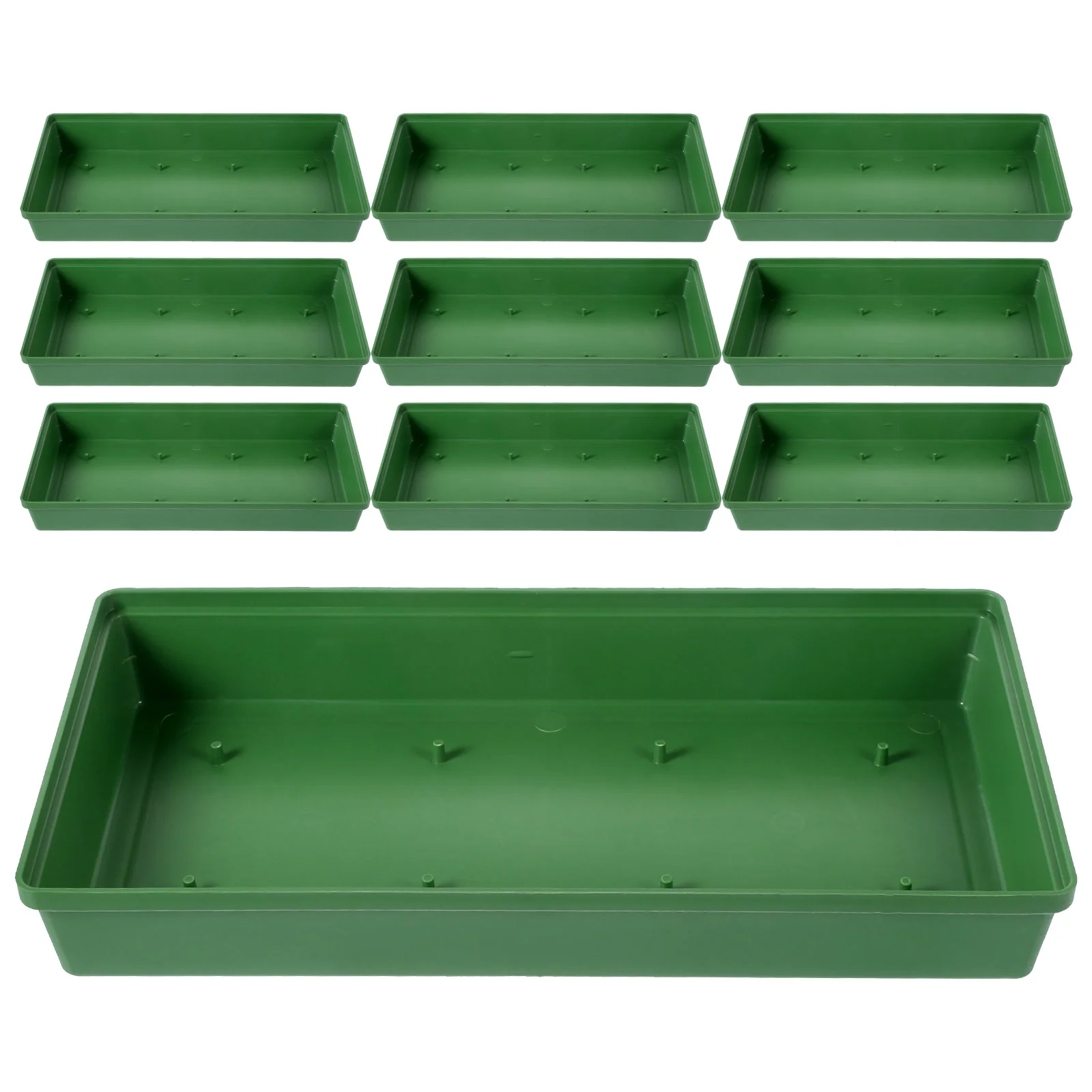 

10 Pcs Flower Mud Fixing Plate Plant Plastic Foam Tray Arrangement Flowers Trays for Arrangements Floral Supplies Office