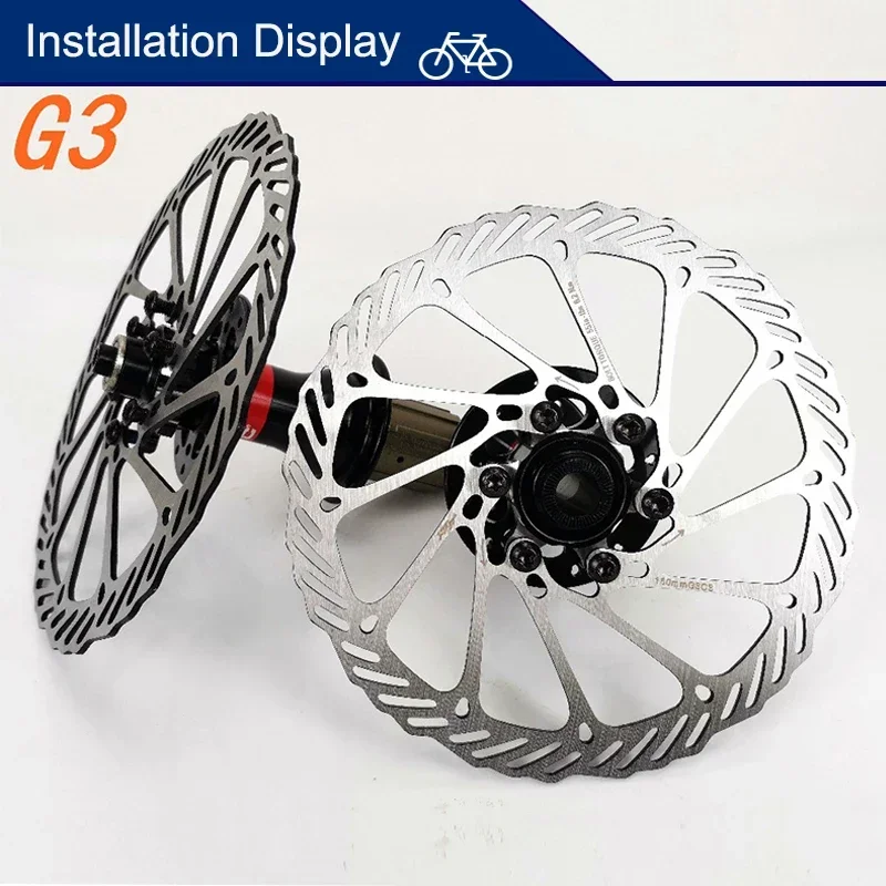 Bicycle Brake Rotor 160mm 180mm 203mm MTB Disc Brake Rotors 180/203 PM IS Bike Rotor Adapter MTB Brakes Set Part