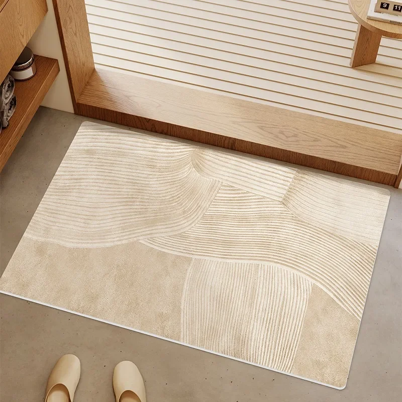 

Bathroom Rug Absorbent Floor Mat Pvc Soft Diatom Mud Non-slip Bath Carpet Home Toilet Entrance Doormat Washroom Area Rugs 욕실 카펫