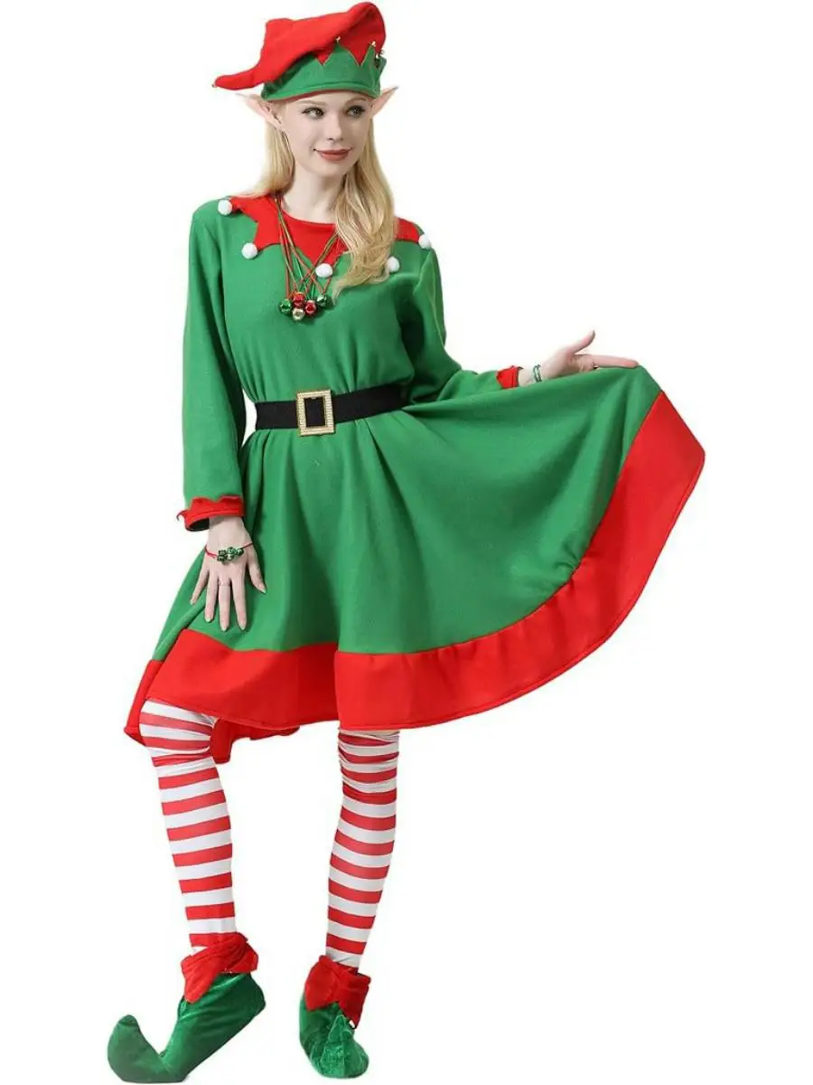 New loween Par Elf Accory Women's Cisas Role-plang Costume Ethnic Stage Costume Traditional Hanfu Women's Clothing