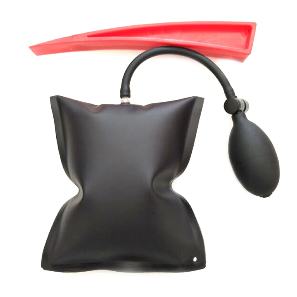 

Locksmith Tool Pump Wedge Auto Air Wedge Airbag With Red Wedge Lock Open Car Door Lock Window Set Professional Opening Kit
