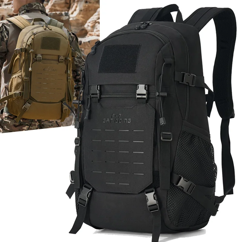 Tactical Camping Backpack for Men Hiking Day Pack Molle Military Rucksack Large Hunting Outdoor Climb School Laptop Travel Bag
