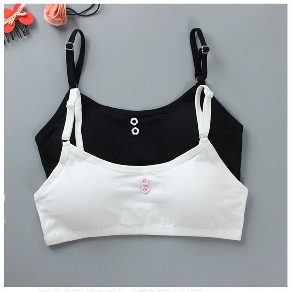 Bra for Girls Student Sports Underwear Cotton Tank Tops Puberty Kids Camisole Young Teenagers Lingerie Children\'s Clothing