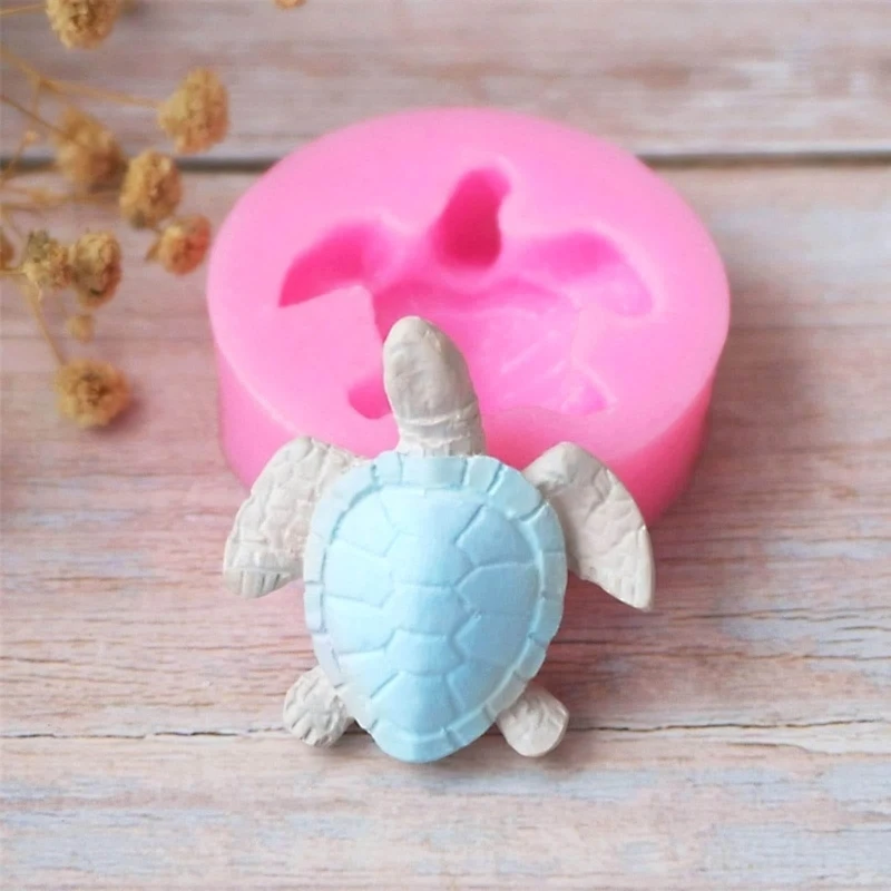 DIY 3D Moulds Geometric Molds Silicone Mold Handicrafts for Turtle Making