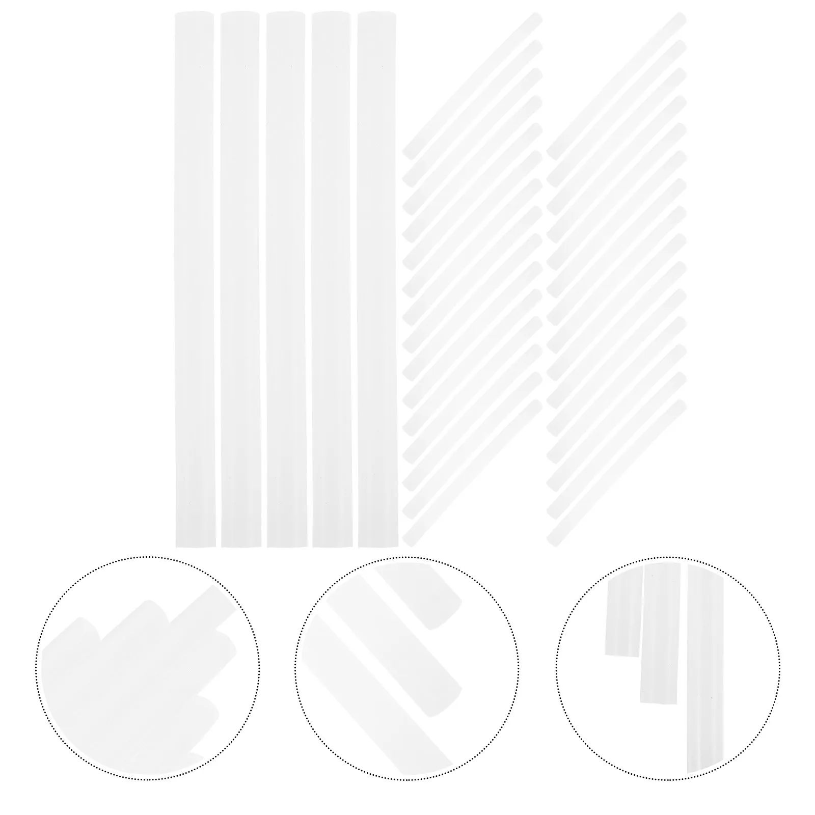 

100Pcs Hot Melt Glue Sticks Colored Strong Adhesive Glue Rods DIY Craft Materials Handicrafts Glow in The Dark