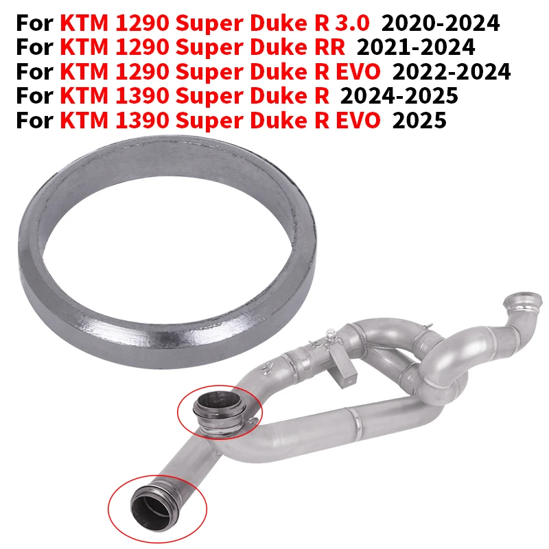 

For KTM 1290 Super Duke R 3.0 RR 2020-2024 For KTm 1290 Super Duke R EVO KTM 1390 Super Duke R EVO Motorcycle Exhaust Accessory