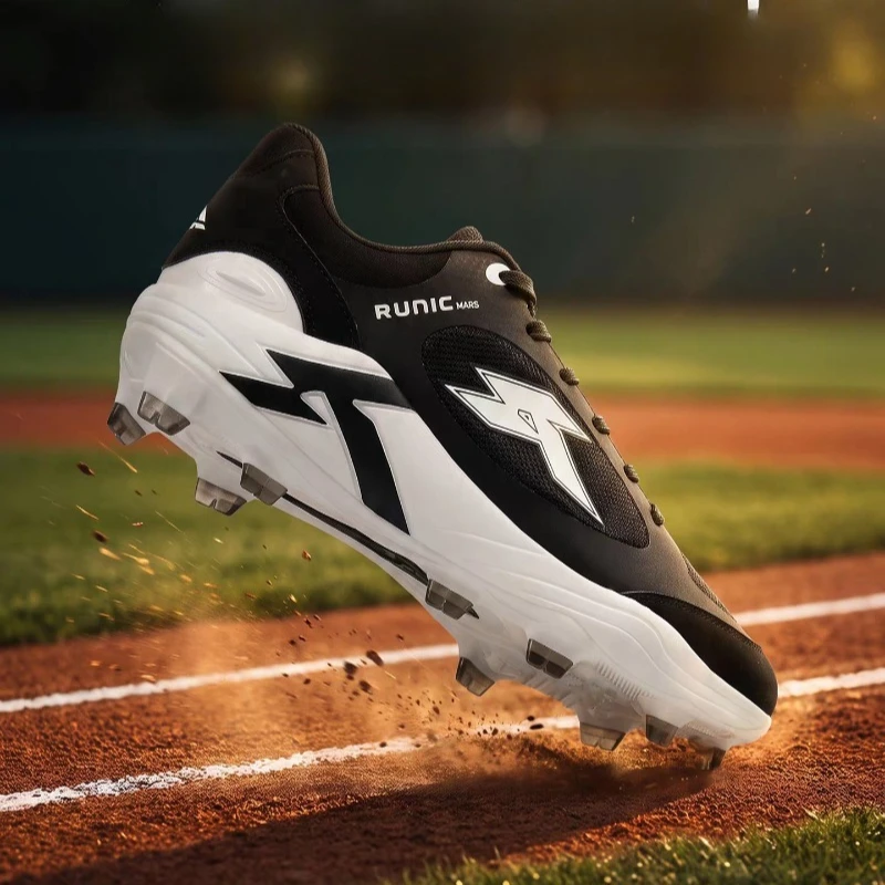 Professional Men Baseball Shoes Anti-Slip Outdoor Lawn Competition Sport Big Size 50 Sports Shoe Man Thick Soled Baseball Shoes