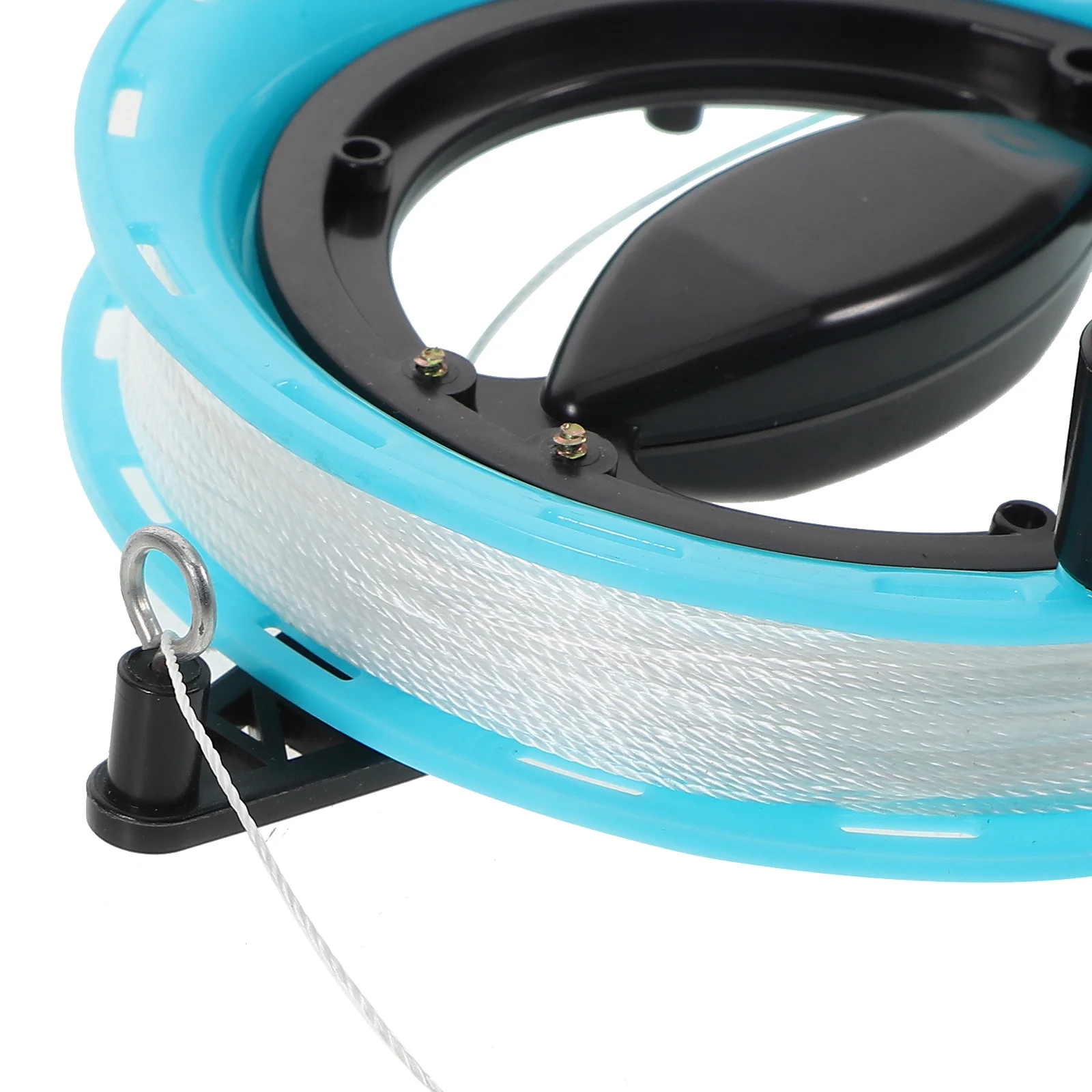 14 centimetri 100 m Bianco Aquilone Bobina di Corda Palmare Design Cavo Strumento di Avvolgimento Inverso Per Adulti Accessori Volanti In Plastica Kite Reel