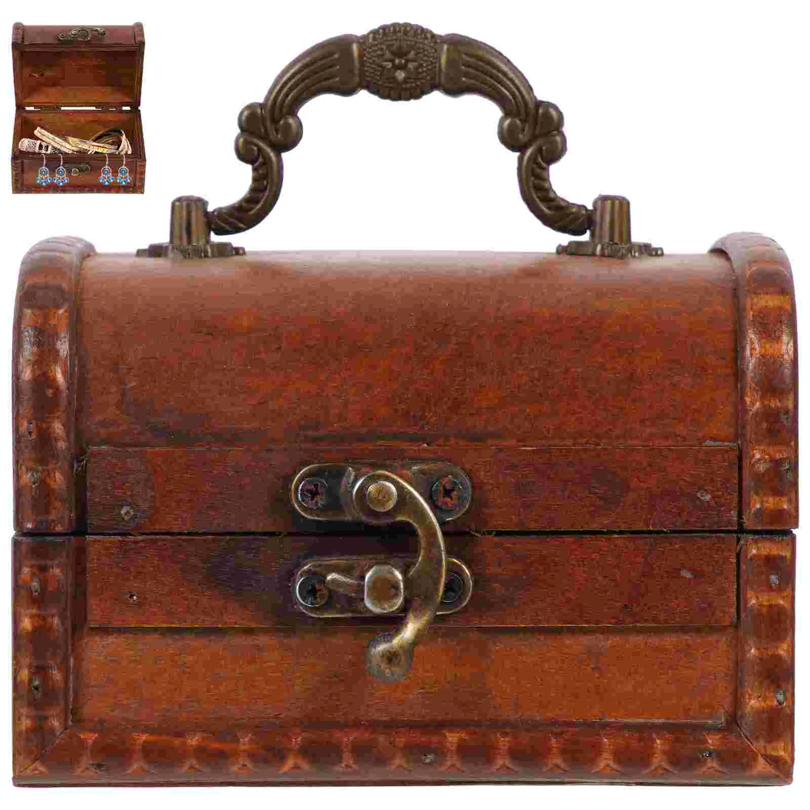 

Tray Decor Storage Box Bed for Dorm Various Wooden Jewelry Cases Container Yellow Sundries Bracelets Boxes Man