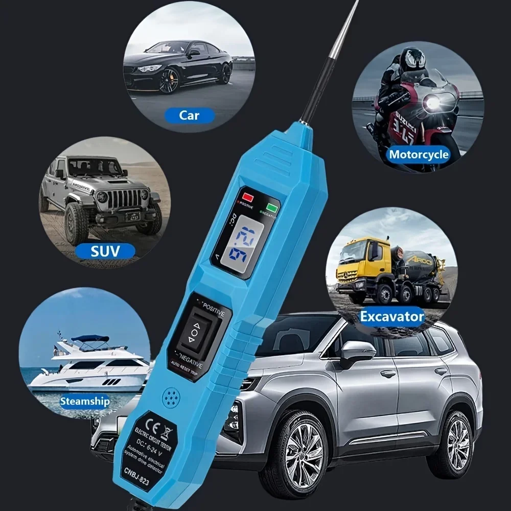 

Pro Automotive Circuit Master — многофункциональный тестер привода 3,5–36 В с цифровым дисплеем и детектором короткого замыкания