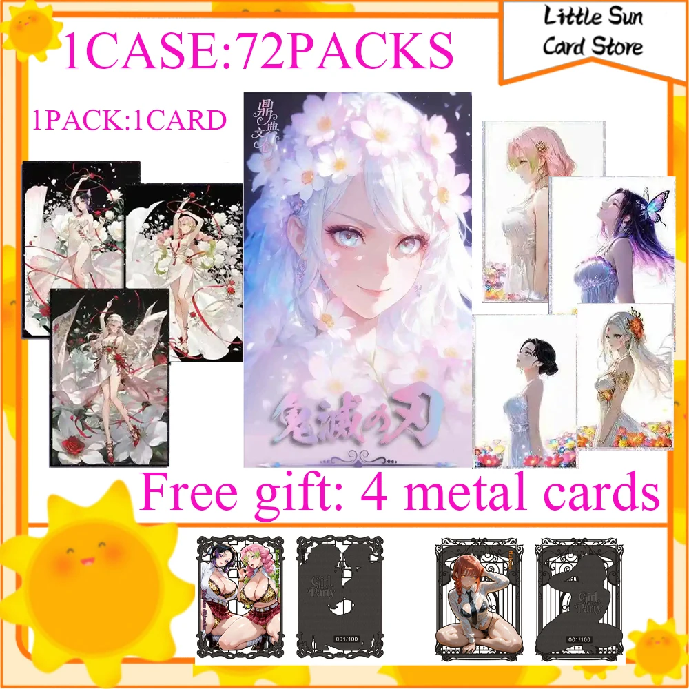 

Wholesale Demon Slayer Acrylic Art Cards Booster Box Official Anime Trading Game Collection Collection Series Peripheral Card