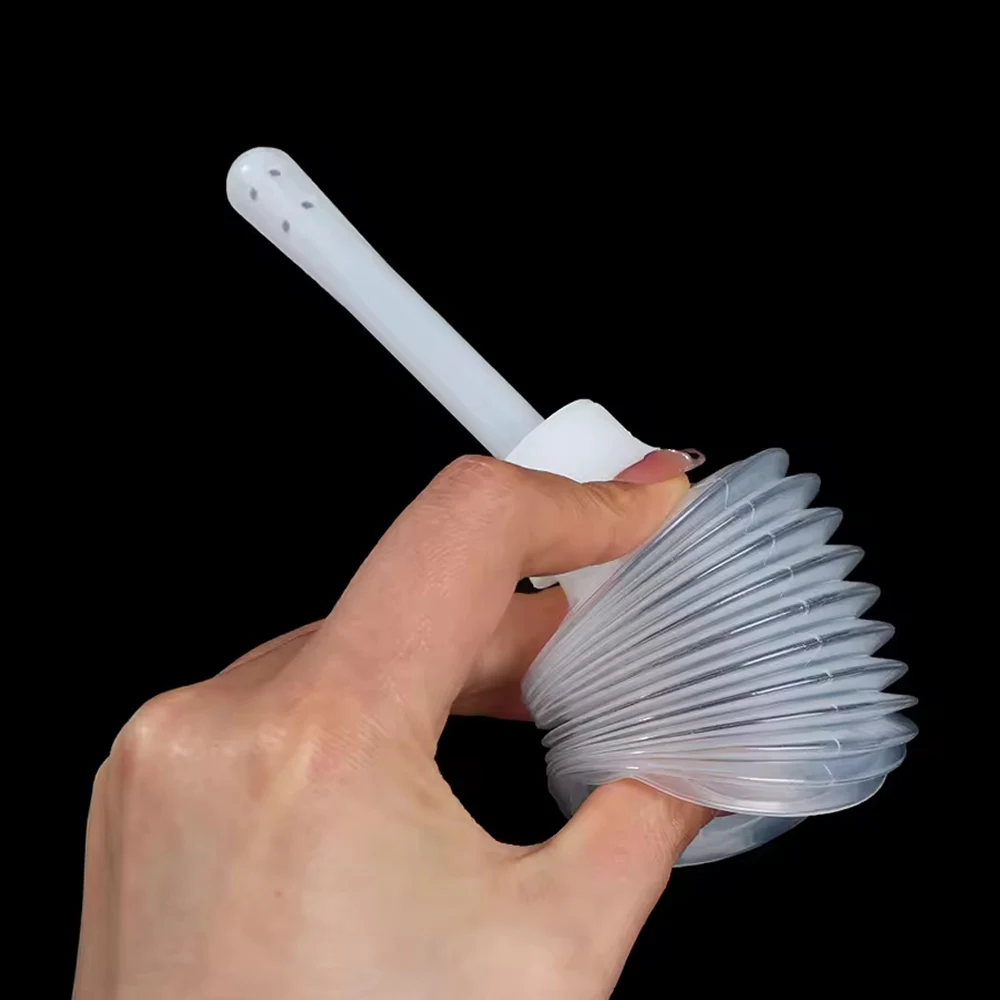 200 مل نضح شرجي مهبلي مع 8 فتحات قابلة للسحب لتنظيف الشرج والنظافة الشخصية #5