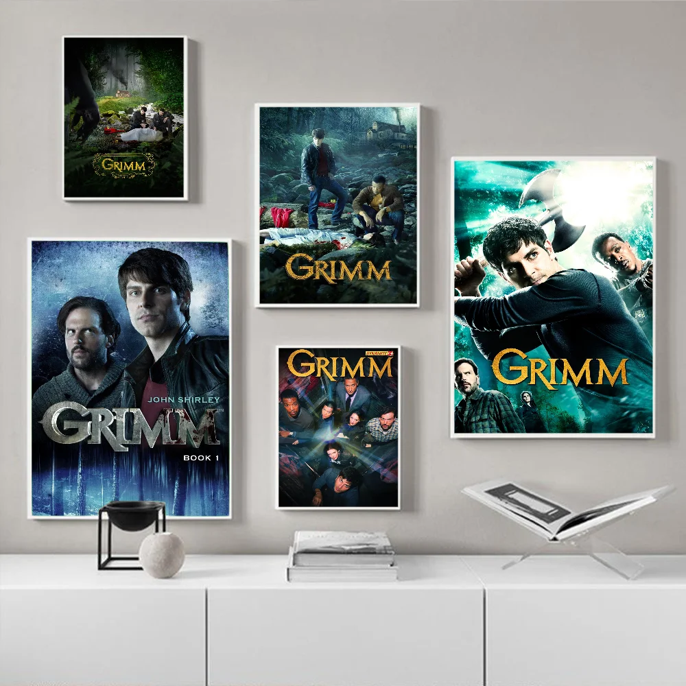 Grimm Whitepaper Poster HD Quality Poster Wall Art Painting Study Room Wall Decor