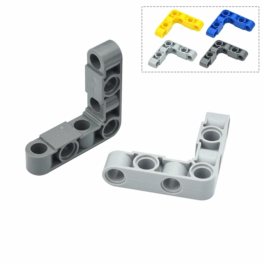 DIY 4x4 bricks assembly parts accessories 4 hole right angle beam Connector coupling building block 8Pcs kids toys