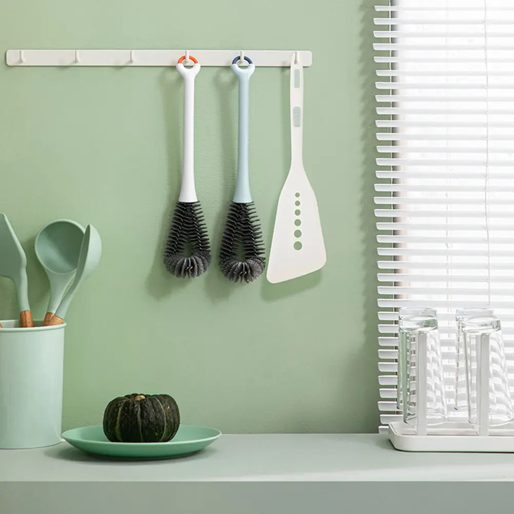 

2Pcs Silicone Non-Stick Kitchen Spatulas Flexible Cooking Turners Pancake Fish Spatulas Wok Cooking Supplies Non Stick Spatula