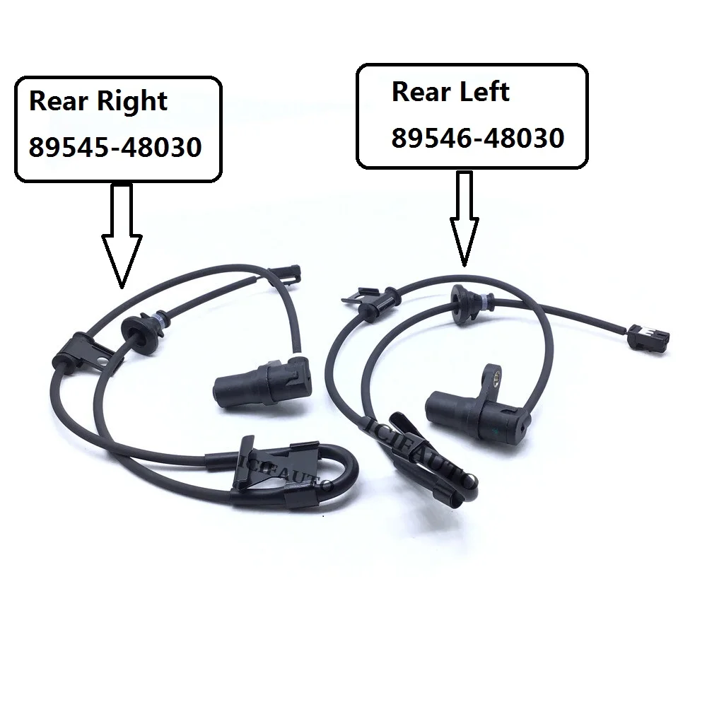 89545-48030 89546-48030 New Rear Right Left ABS Wheel Speed Sensor For Toyota Highlander Lexus RX330 RX350