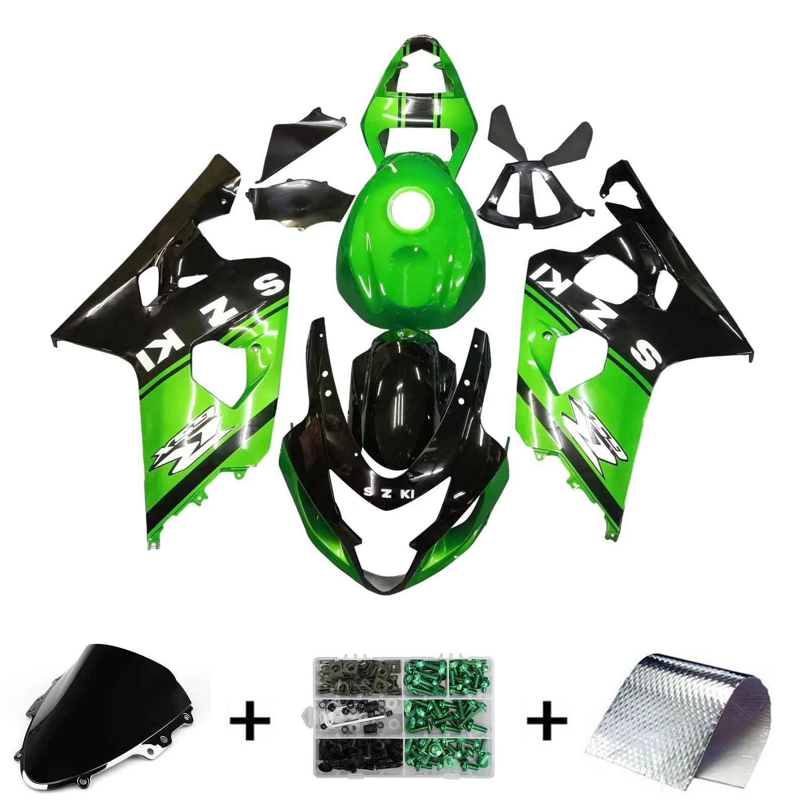 Topteng Injection Fairing Kit Bodywork Plastic ABS For Suzuki GSXR 600/750 2004-2005 K4