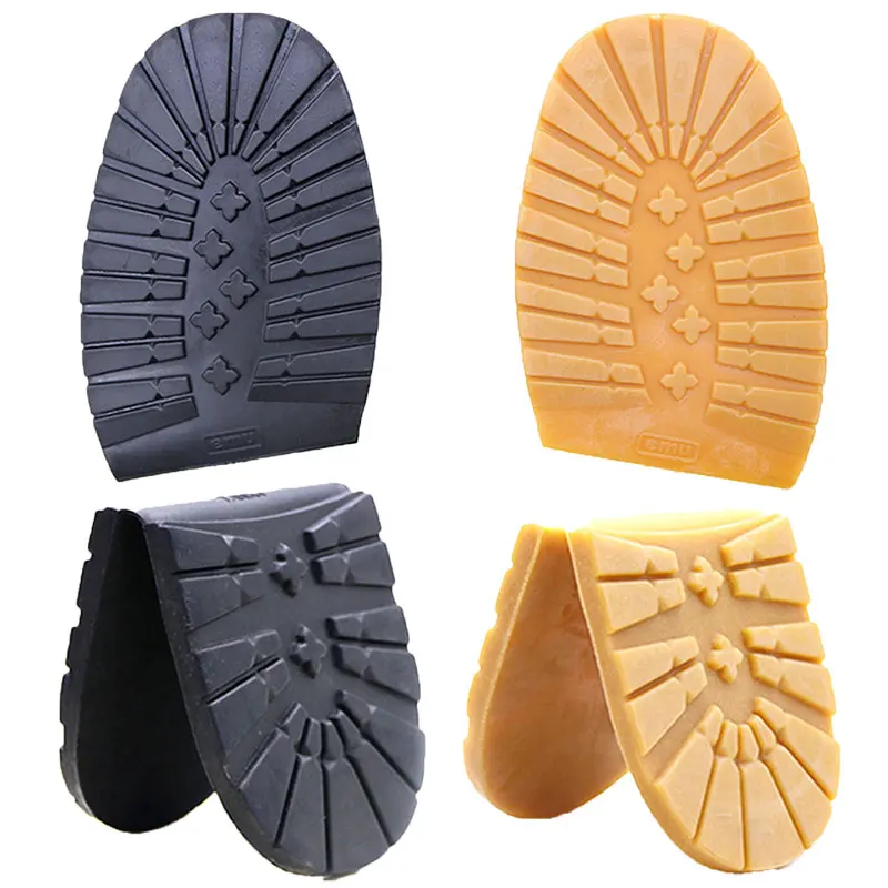 Men Business Shoes Heel Sole Thicken Rubber Shoe Soles Non-Slip Replacement Outsoles Mat Sole Protector Rubber Sheet Pad