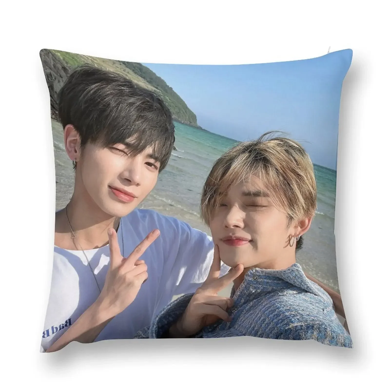 TXT Taehyun & Yeonjun Throw Pillow Rectangular Cushion Cover Bed pillowcases pillow