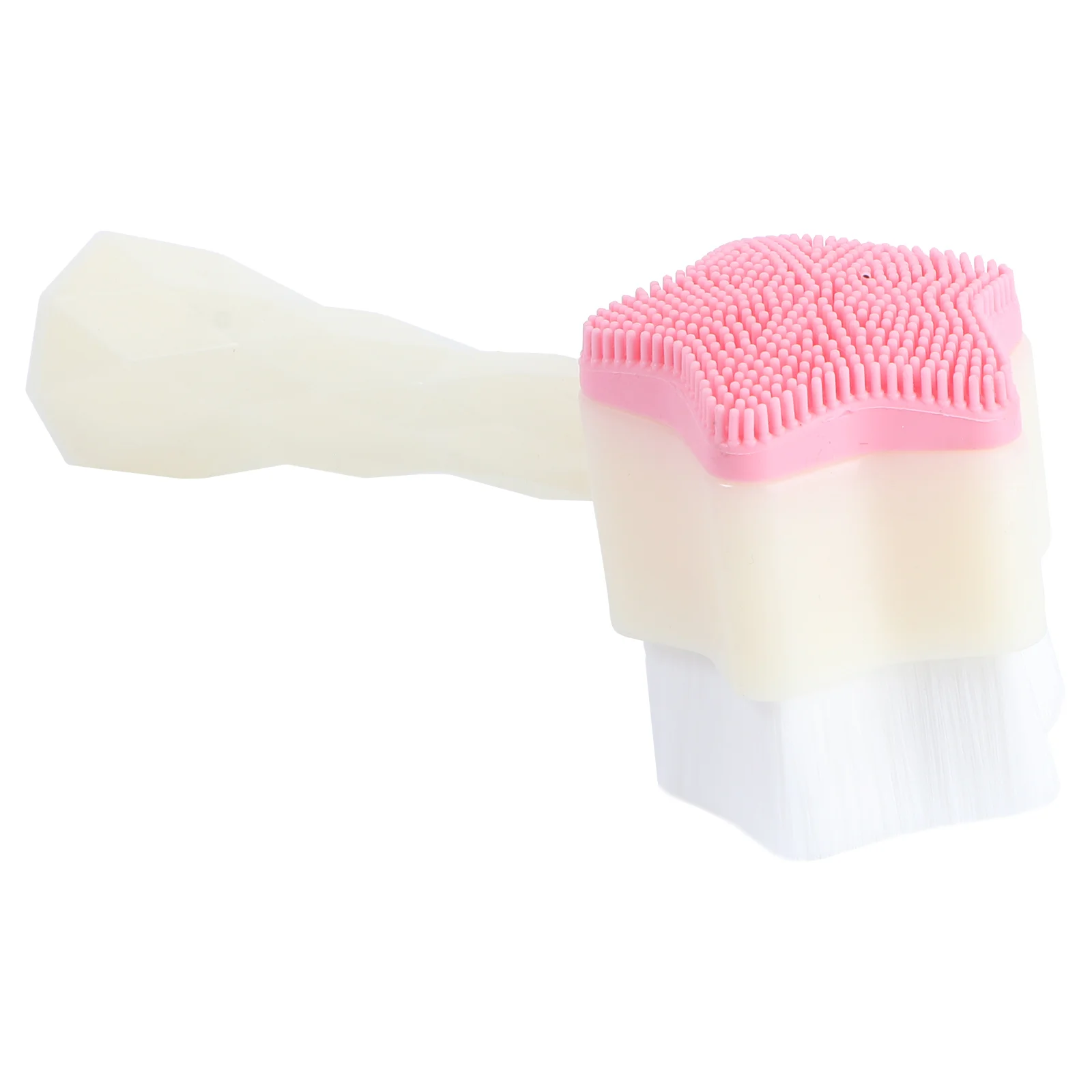 Limpeza facial silicone rosto escova limpador ferramenta de cuidados com a pele bonito esfrega almofadas lavagem